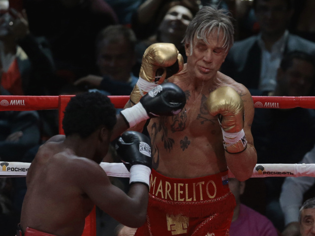 Mickey Rourke, Elliot Seymour, box