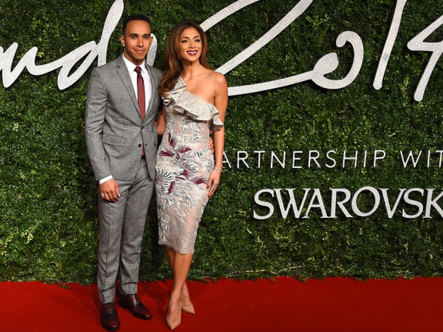 Lewis Hamilton a jeho partnerka - speváčka Nicole Scherzinger