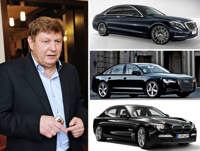 Zdenko Trebuľa, župan, Košice, luxusné autá, Mercedes triedy S, Audi A8, BMW 7