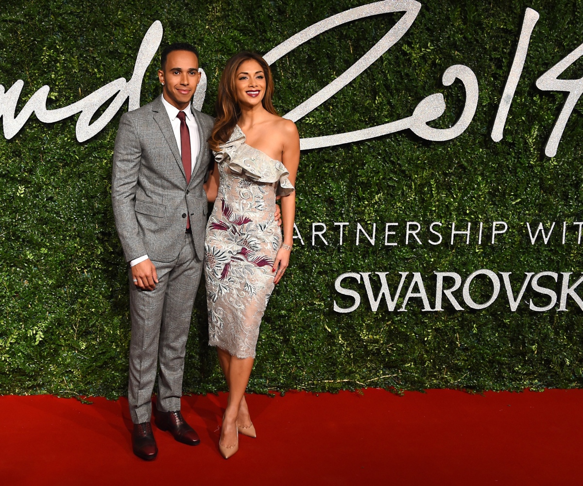Lewis Hamilton a jeho partnerka - speváčka Nicole Scherzinger