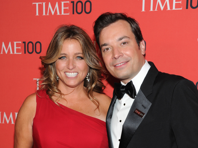 Jimmy Fallon s manželkou Nancy Juvonen