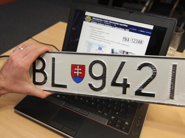ŠPZ, značka, dopravný inšpektorát
