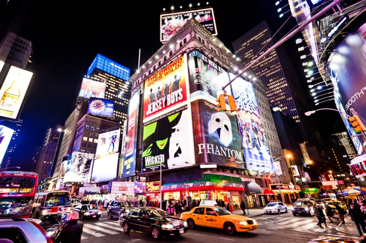 Broadway, reklamy, New York
