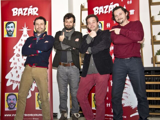 Juraj Kemka, Róbert Jakab, Marián Miezga a Lukáš Latinák
