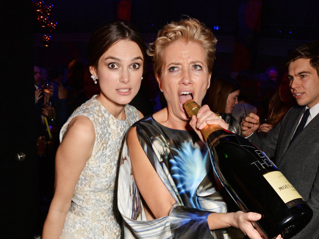 Keira Knightley a Emma Thompson