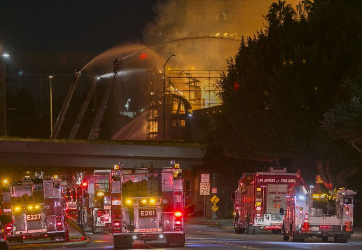 požiar, Los Angeles