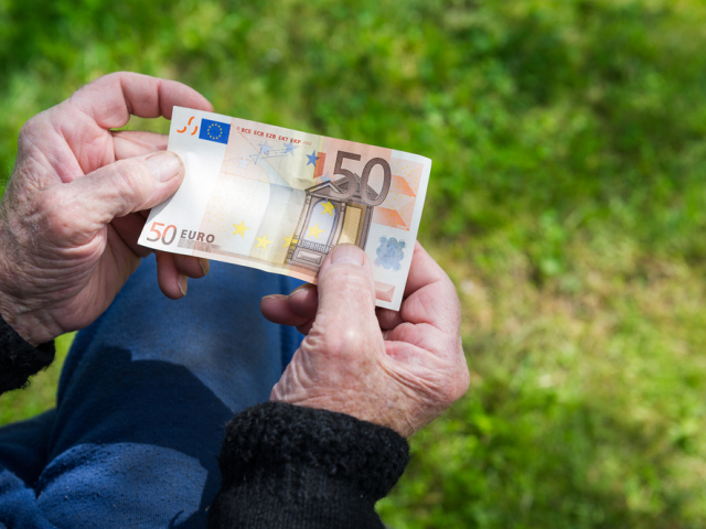 peniaze, dôchodok, euro