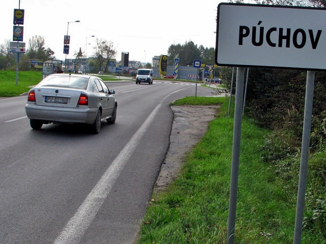 Púchov, značka, doprava
