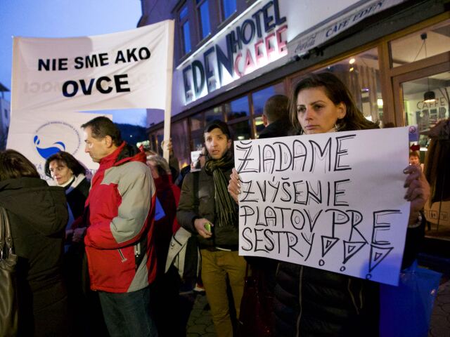 zdravotné sestry, protest, Piešťany