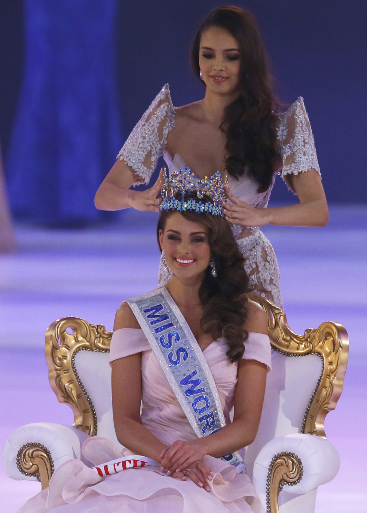 Miss World 2014 Rolene Strauss z Juhoafrickej republiky. 