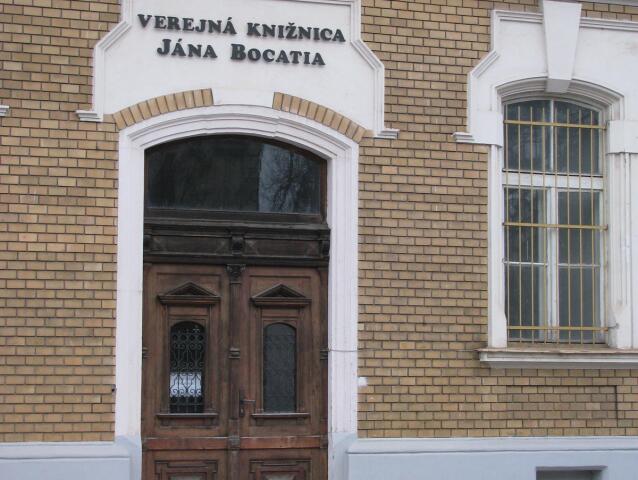 Verejná knižnica J. Bocatina v Košiciach, košice, knižnica