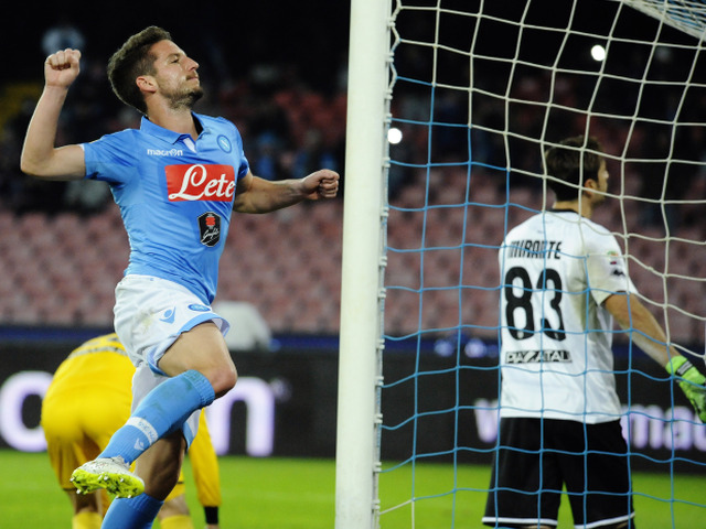 seria A, dries mertens, ssc neapol, parma