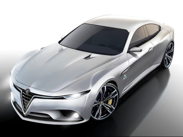 Alfa Romeo Giulia  2015 - ilustrácia