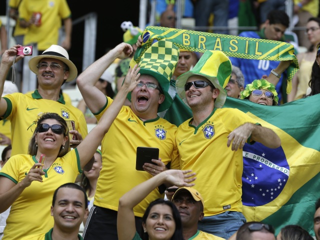 majstrovstvá sveta vo futbale, Brazília, fanúšikovia