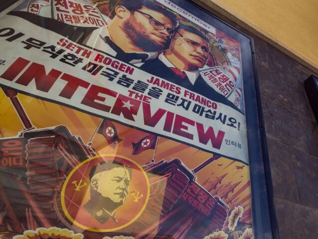 Sony, Interview, KĽDR, USA, film, Rozovor,