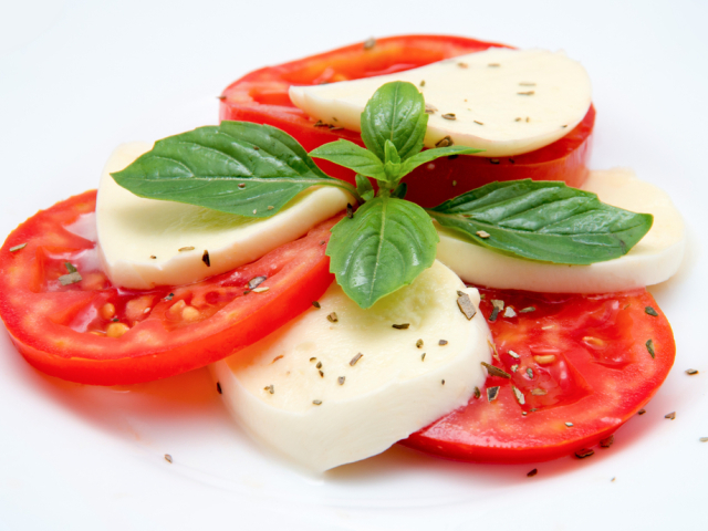 paradajka, mozarella