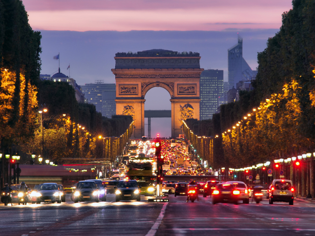 Champs-Elysées, Paríž, Francúzsko,