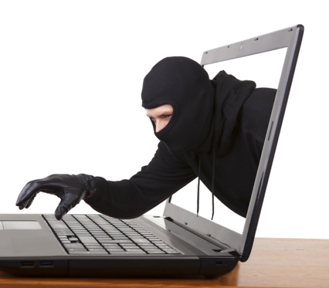 krádež, hacker, internet, bezpečnosť, lúpež, malvér, kyberzločin, zločinec, nebezpečenstvo