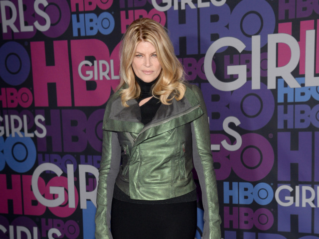 Herečka Kirstie Alley.