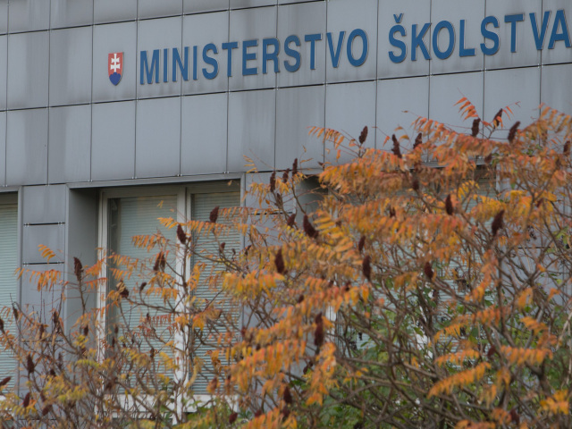 ministerstvo školstva