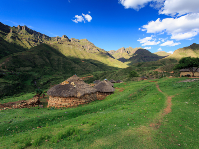 Lesotho, Južná Afrika, dom,