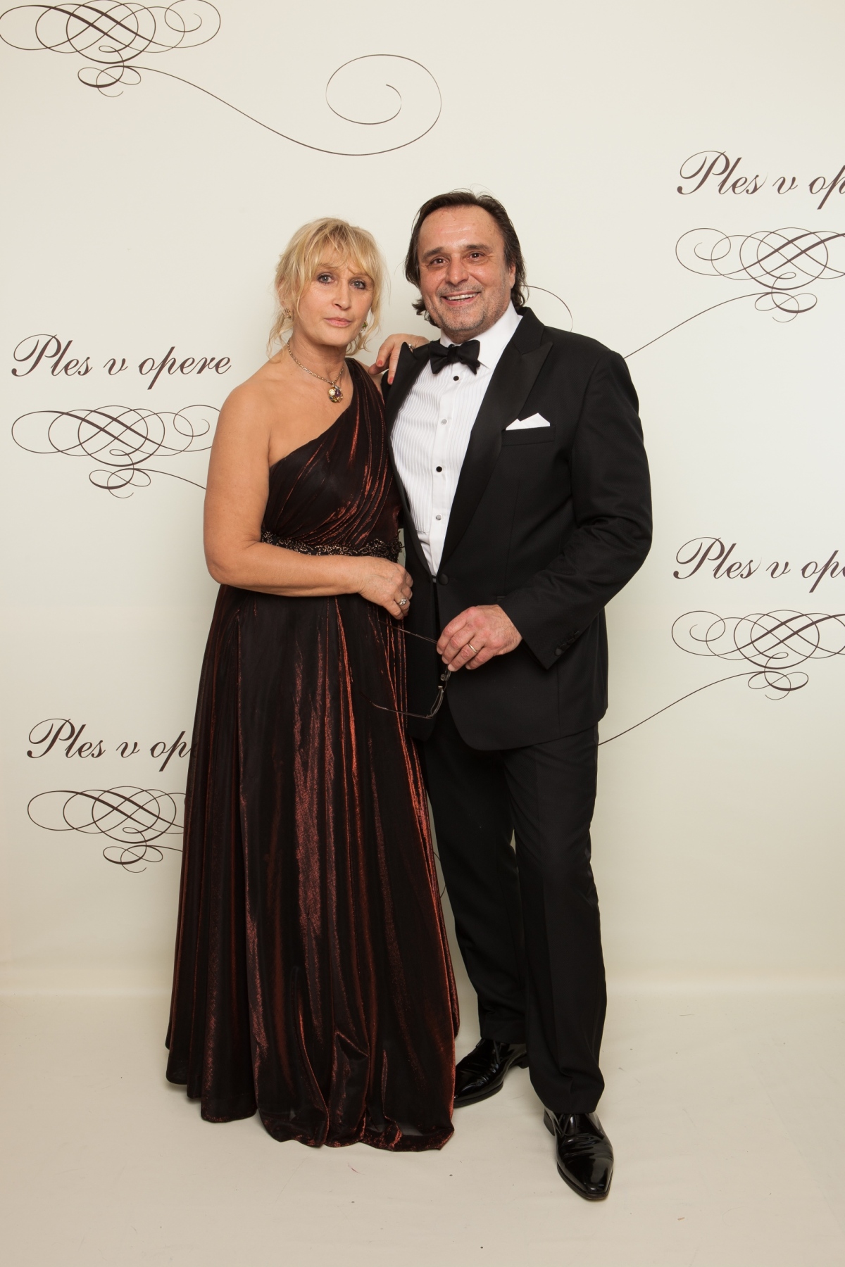 Herec Jozef Vajda a jeho partnerka Júlia. 