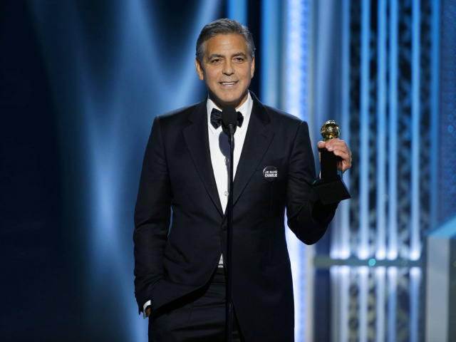 Herec George Clooney s cenou Cecila B. DeMilla.