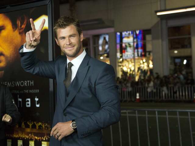 Herec Chris Hemsworth.