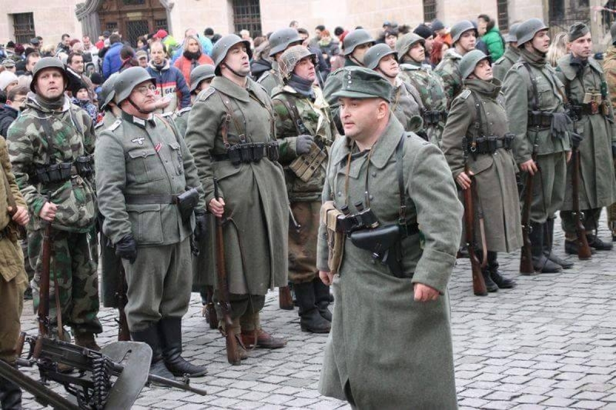 vojna, história, Bardejov, vojaci,