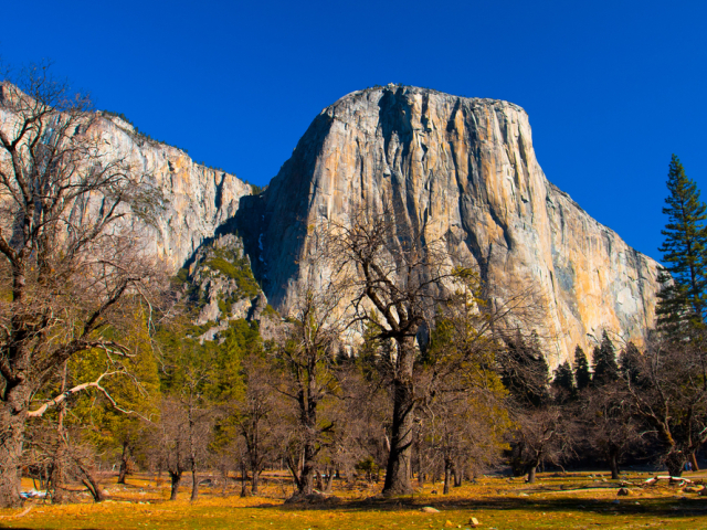 el captain, yosemitský národný park, park, skala,