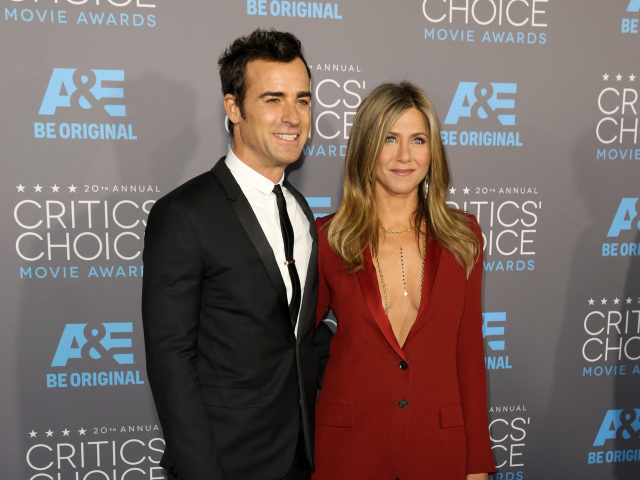 Herecký pár Justin Theroux a Jennifer Aniston.