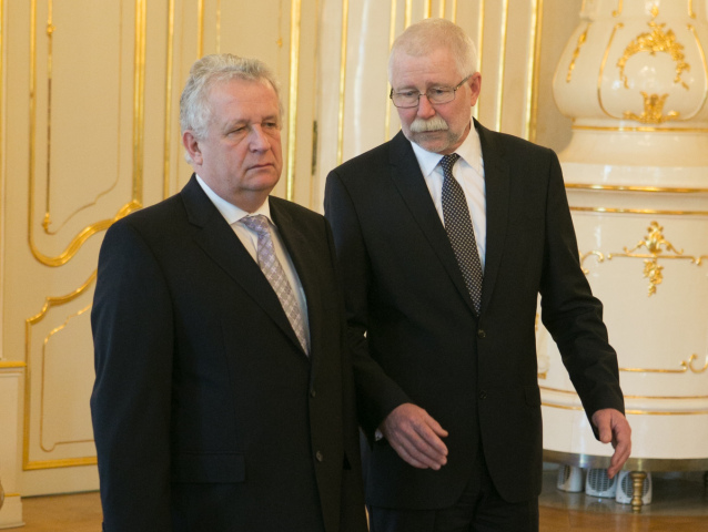 vymenovanie predseda SAV, prezidentský palác, Jaromír Pastorek, Pavol Šajgalík