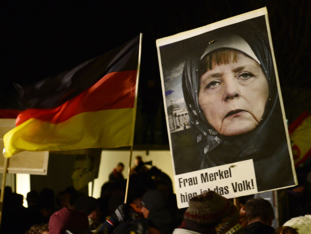 Pegida, Nemecko, demonštrácia, islam, moslimovia, Drážďany, Lipsko