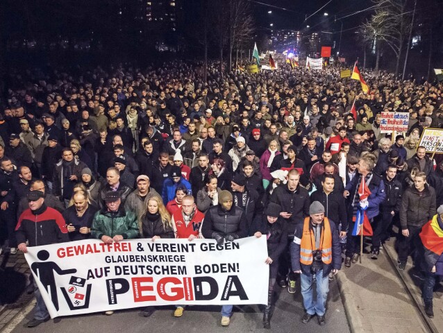Pegida, Nemecko, demonštrácia, islam, moslimovia, Drážďany, Lipsko