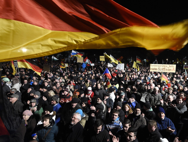 Pegida, Nemecko, demonštrácia, islam, moslimovia, Drážďany, Lipsko