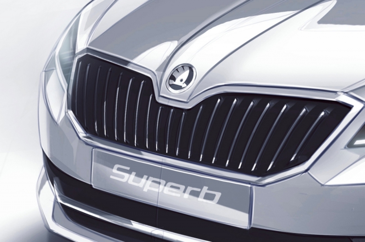Škoda Superb - 2015 ilustrácia