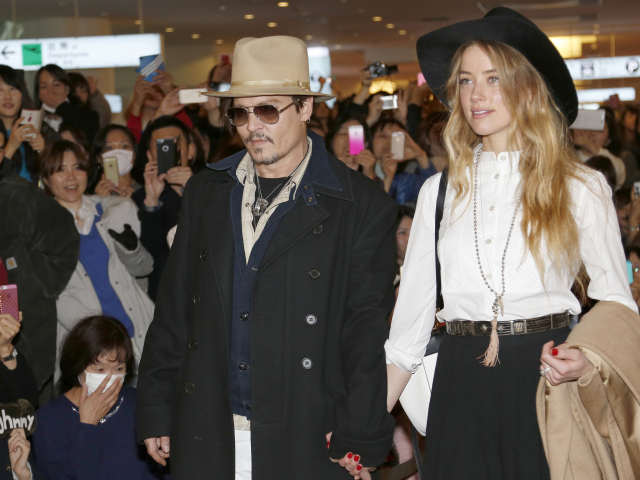 Johnny Depp a jeho snúbenica Amber Heard 