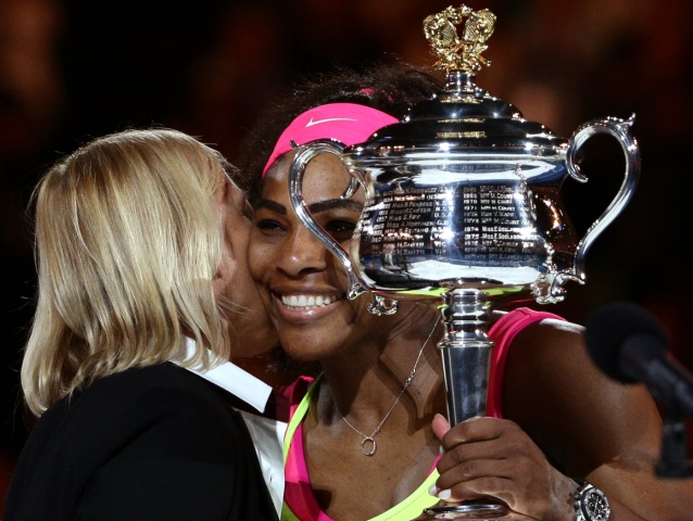 Serena Williamsová, Martina Navrátilová