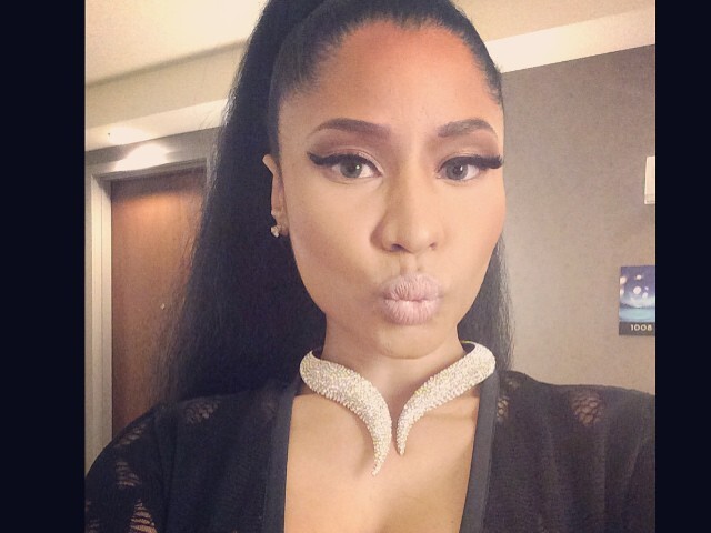 Raperka Nicki Minaj na zábere z Instagramu.