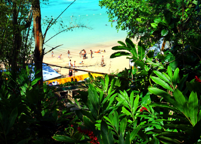 ocho rios, jamajka, pláž, more, exotika,