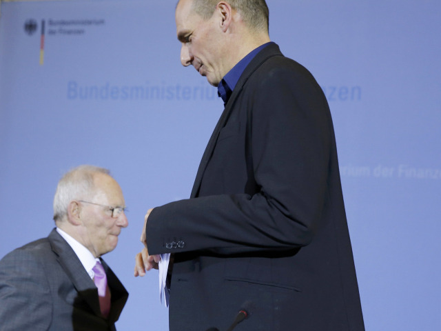 Janis Varufakis, Wolfgang Schäuble
