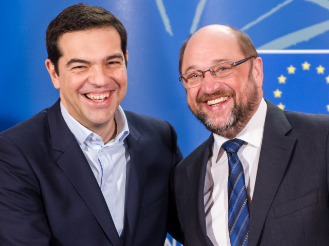 Martin Schulz, Alexis Tsipras
