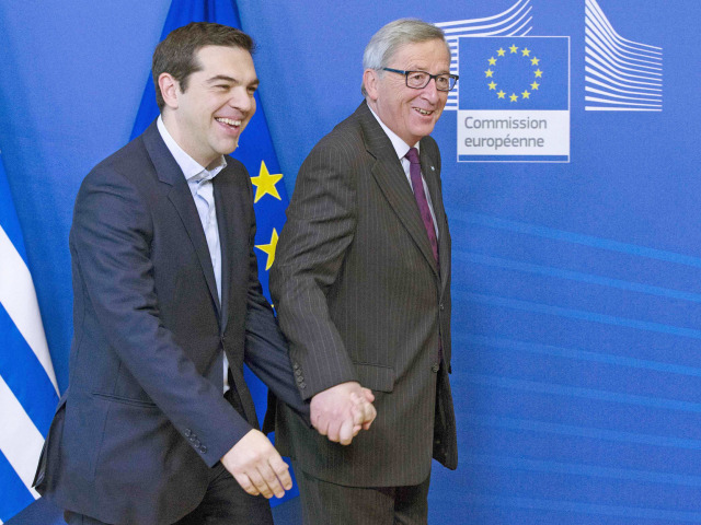 Alexis Tsipras, Jean–Claude Juncker