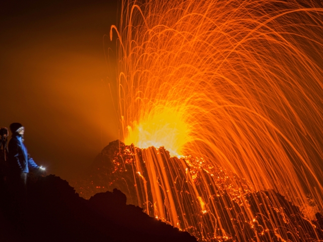 vulkán, sopka, La Reunion