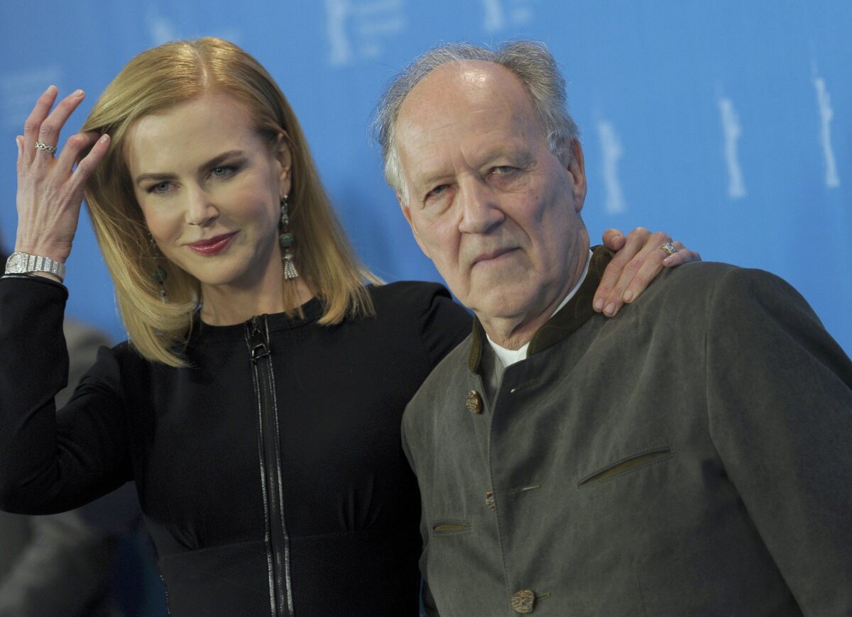 Nicole Kidman a režisér Werner Herzog