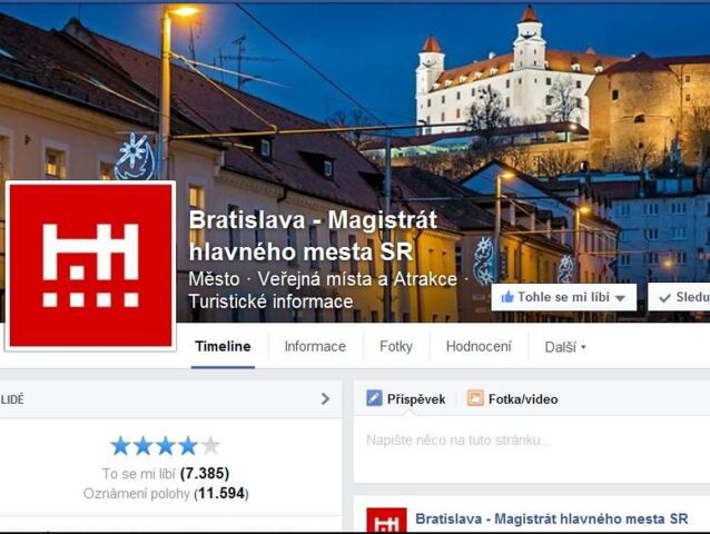 Magistrát Bratislava, hacker, profil, sociálna sieť, Facebook