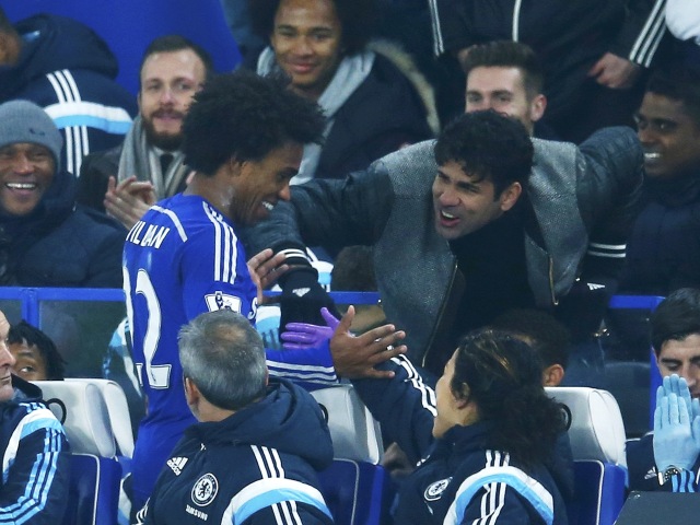 Willian, Diego Costa