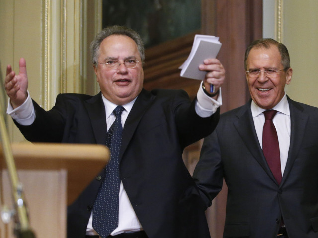 Nikos Kotzias, Sergej Lavrov