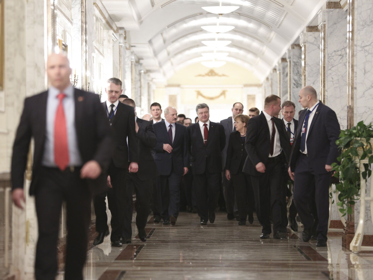 Minsk, ukrajinská kríza, Lukašenko, Merkelová, Porošenko