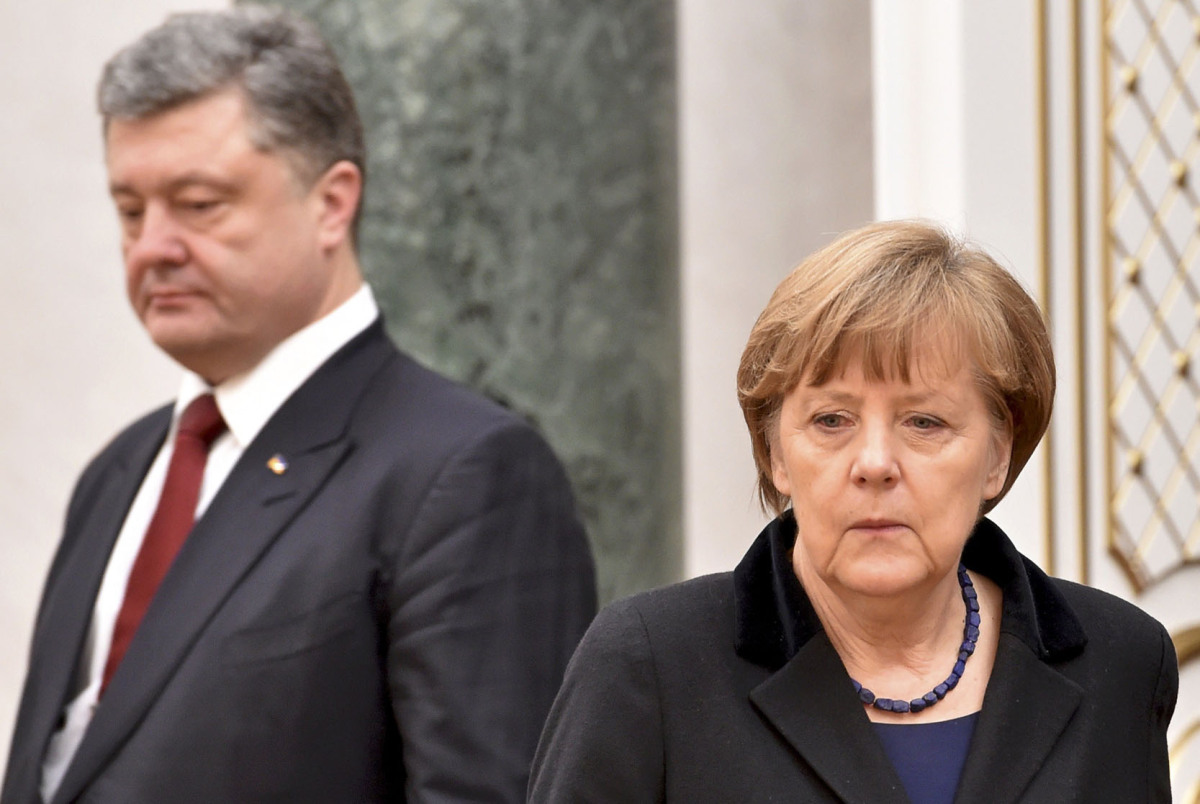 Minsk, ukrajinská kríza, Porošenko, Merkelová